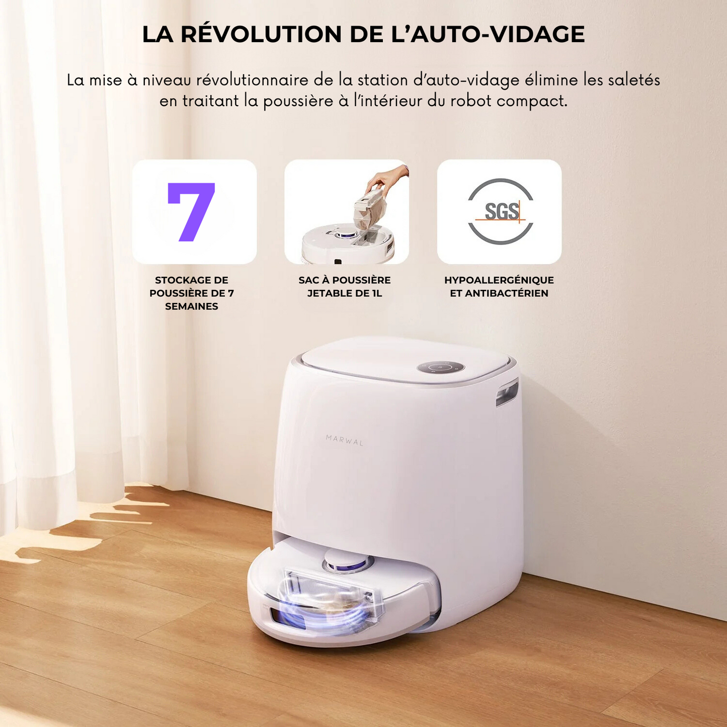 NeoVac™ - Robot Aspirateur et Laveur