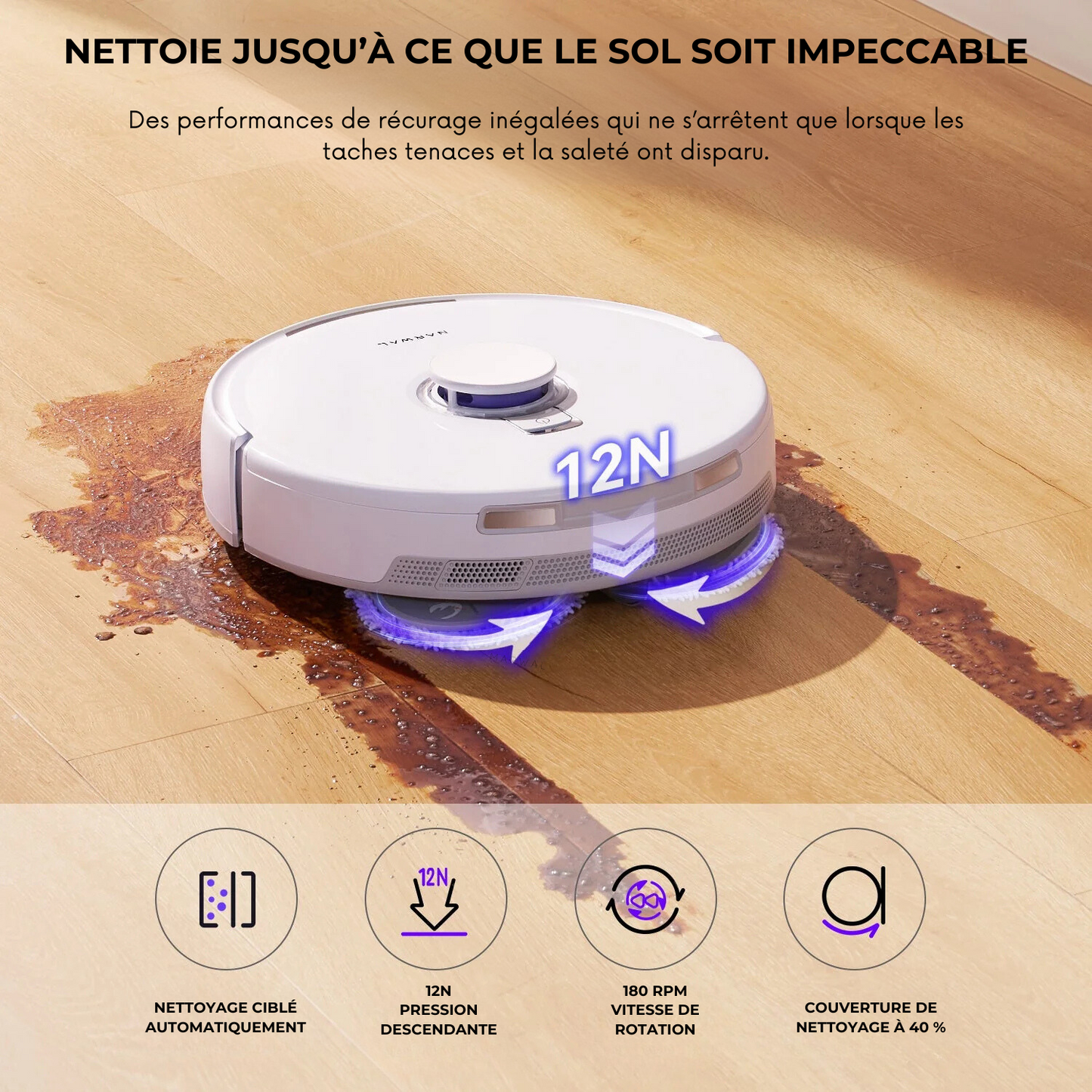 NeoVac™ - Robot Aspirateur et Laveur